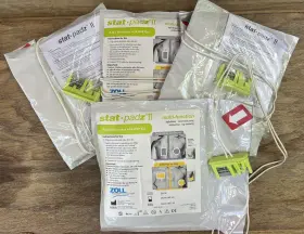 R2001-36 Zoll Lot Of 4 New Stat-padz . Expired But Excellent For Training Free Shipping #2