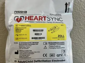T100ac-zoll Zoll Heartsync Radiotranslucent Defibrillation Electrode Pads