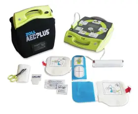 Zol800000400701 Zoll Aed Plus Automated External Defibrillator Surface Mount Cabinet With Alarm