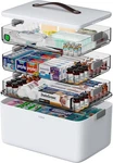Ctime 4-TIER Xl Medicine Organizer Portable Cabinet With Leather Hand. Fixed Price $57.59.