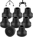 Mfe Quad Cane Tips (set Of 8) - Heavy Duty 5/8 Inch Replacement Rubber Foot. Fixed Price $10.83.