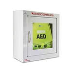 Zoll Aed Plus, Wall Cabinet, 9"W, White. Fixed Price $200.00.