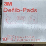 3M Defib-pads Ref: Model 2345N Exp 2022 Box Of 10 Pack Pcs. Fixed Price $20.00.