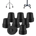 Mfe Quad Cane Tip (8 Pack), Non-slip Durable Rubber 1/2 Inch, Black. Fixed Price $13.10.