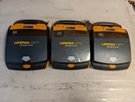 Lot Of 3 Physio-control Lifepak Cr Plus Aed Defibrillator No Pads Batteries. Fixed Price $165.00.