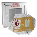 First Voice TS180SM-MD Defibrillator Storage Cabinet, White. Fixed Price $464.99.