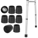 Walker And Commode Tips (set Of 8), 1" Black Rubber Replacement Feet Caps, He.... Fixed Price $14.29.