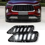 Full Led Drl Turn Signal Light Front Bumper Fog Lamps Compatible With Infinit.... Fixed Price $167.63.