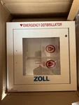Zoll Semi-recessed Aed Wall Cabinet Enclosure With Alarm Defibrillator 8000-0814. Fixed Price $110.00.