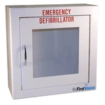 First Voice TS147SM Defibrillator Storage Cabinet, White. Fixed Price $229.95.