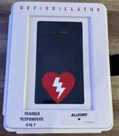 Allegro Plastic Defibrillator Wall Case 14" Wide X 18" High 9-1/2" Deep 4400-D. Fixed Price $35.99.