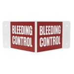 Cubix Safety 3D V-shape Bleeding Control Kit Wall Sign. Fixed Price $15.00.