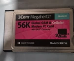 3COM Megahertz 56K Global Gsm Cellular Modem Pc Card Type Ii 3CXM756. Fixed Price $45.00.