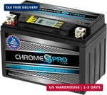 Chrome Pro Igel YTX9-BS Battery 120 Cca, Electrolyte, Lcd Display, 12V 8. Fixed Price $67.81.