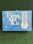 Sealed 1970'S Acme Cotton Products #25 Blue Metal First Aid Kit Box Osha Safety. Fixed Price $25.00.