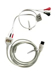 3 Ekg Trunk Cable 6 Pin With Disposable Ecg Din Leadwires Aha Warranty 12FT. Fixed Price $83.17.