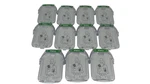 Lot 11 Philips Heartstart Defibrillator HS1PADS Cartridges M507IA Exp 30-6-2023. Fixed Price $139.99.