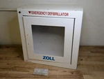 Zoll Steel Wall Cabinet W/ Security Alarm For Emergency Defibrillator 8000-0855. Fixed Price $184.97.
