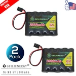 Geilienergy 2X 6.0V 2000MAH Flat Receiver Rx Nimh Battery Pack For Aircraft. Fixed Price $20.99.