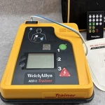 Welch Allyn Aed 10 Automated External Defibrillator Trainer Case Manuals As-is. Fixed Price $80.00.