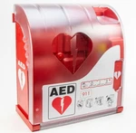 Aivia 200 Defibrillator Cabinet With Heating Cooling & Alarm Indoor Outdoor W/po. Fixed Price $499.99.
