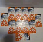 88 Powermax Size 13 Hearing Aid Batteries Orange 8/PACK - Exp 2/2027 Lot Of 11. Fixed Price $20.00.