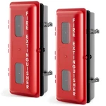 2 Pcs 10 Lb Fire Extinguisher Cabinet Box With Internal Rope Fastening And Ex.... Fixed Price $273.80.